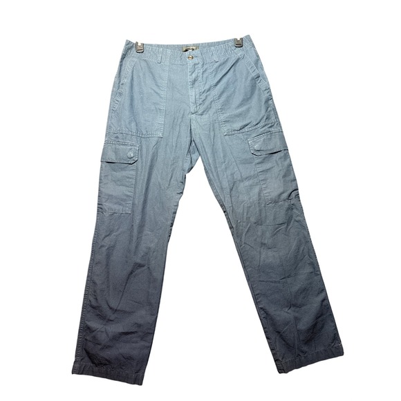 Banana Republic Other - Banana Republic Cargo Pants Mens 32x32 Blue Excellent Ripstop Cotton